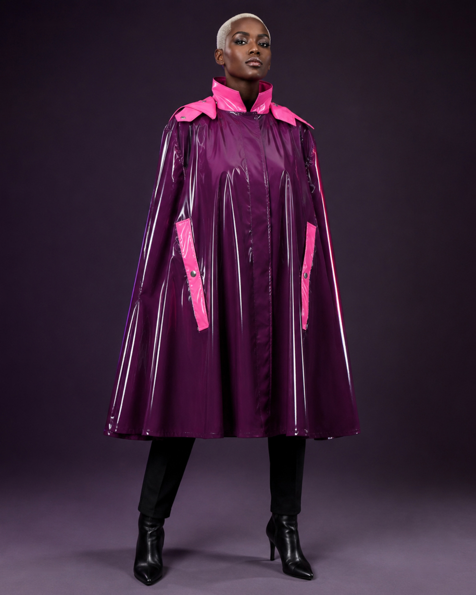 Regencape als realistisches Model-Produktvisual