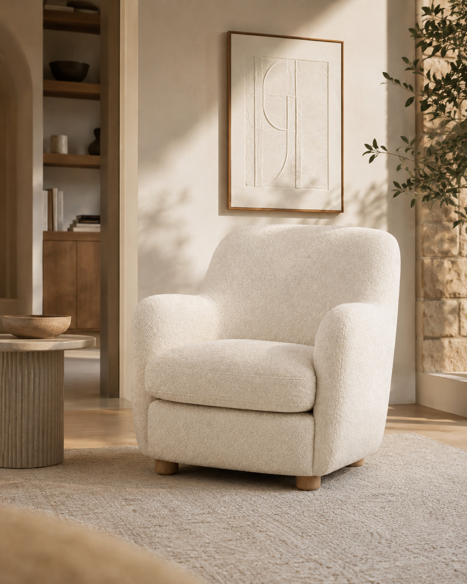 Lounge Chair als Lifestyle-Produktvisual